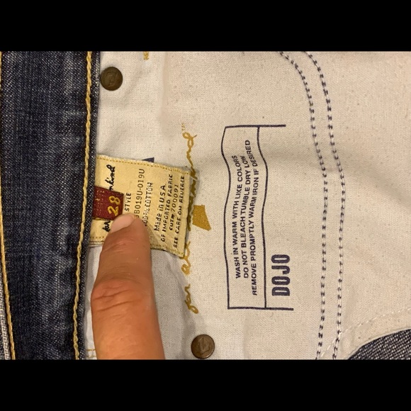 7FAM DOJO JEANS SZ 28 28.5” inseam - Picture 4 of 5